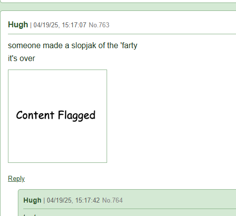 Flagged content post